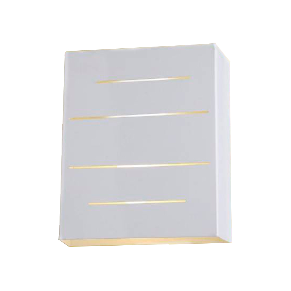 Arandela Flash Branca Alumínio 20 cm P/ 1 Lâmpada E27 - Lustres Ideal
