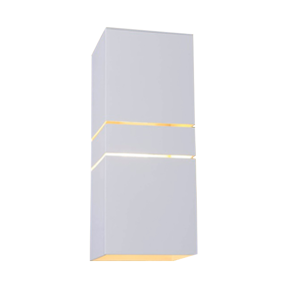 Arandela Flash Branca Alumínio 25 cm P/ 1 Lâmpada E27 - Lustres Ideal