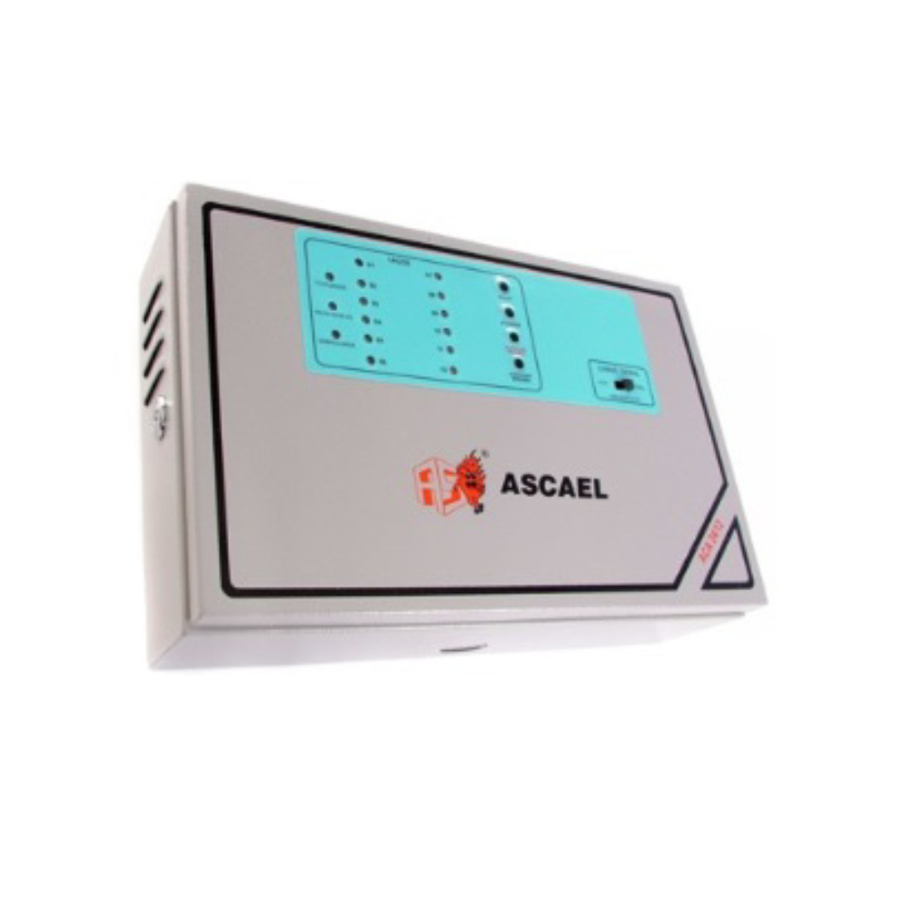 Central De Alarme 12 Lacos Saida 24V Com Bateria - Ascael