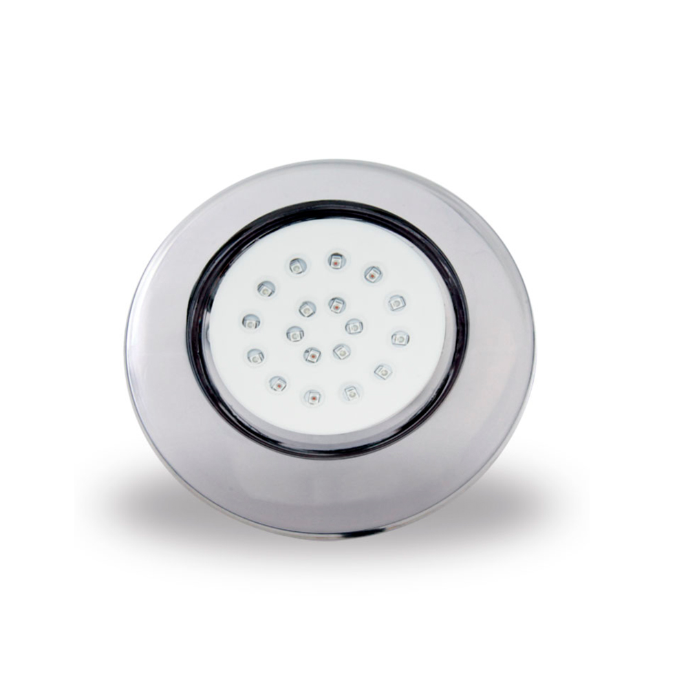 Luminaria LED Transparente Piscina 18W 12V Luz Branca - Iluctron