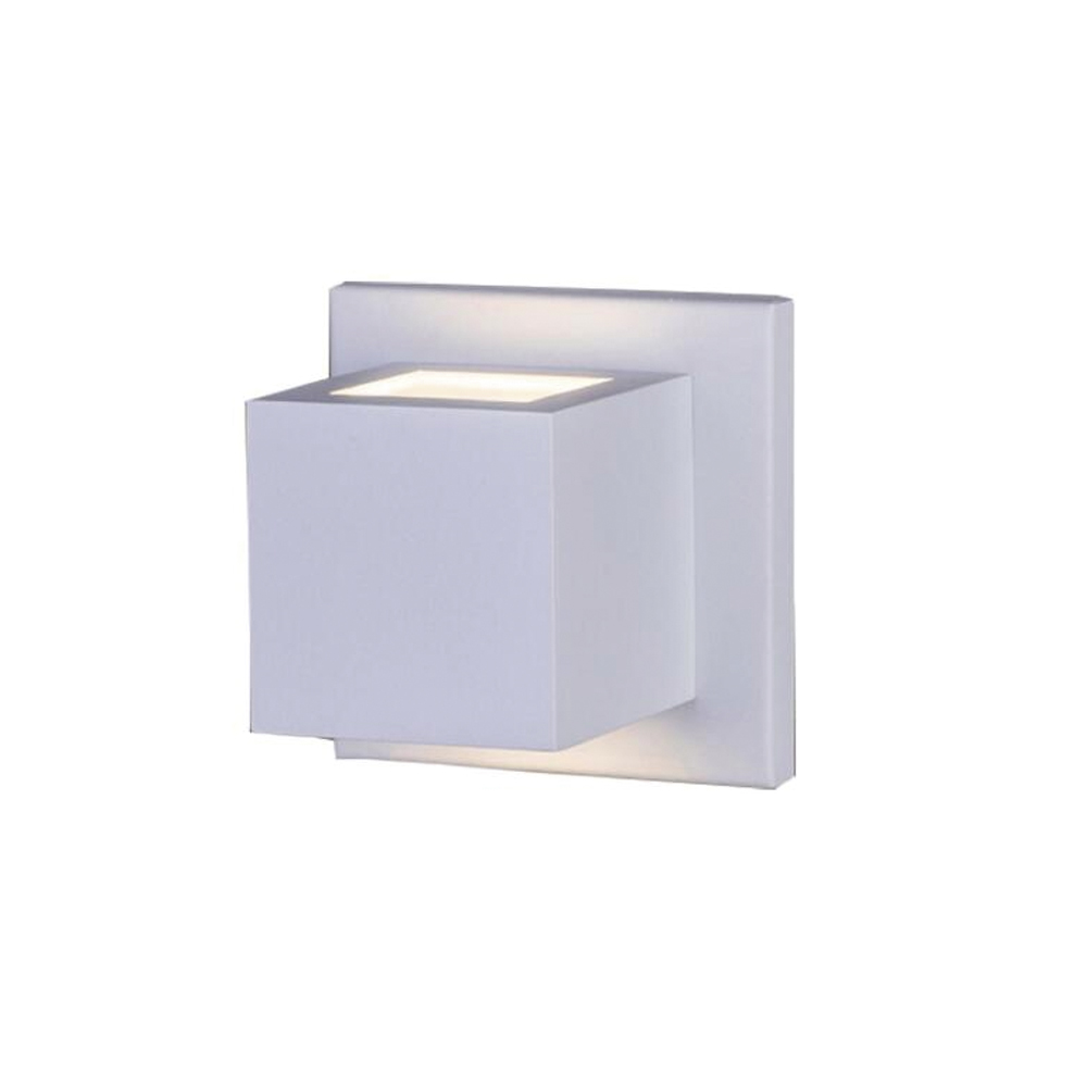 Arandela Branca Aluminio e Policarbonato Leitoso 11,3 cm P/ 1 Lampada G9 - Lustres Ideal