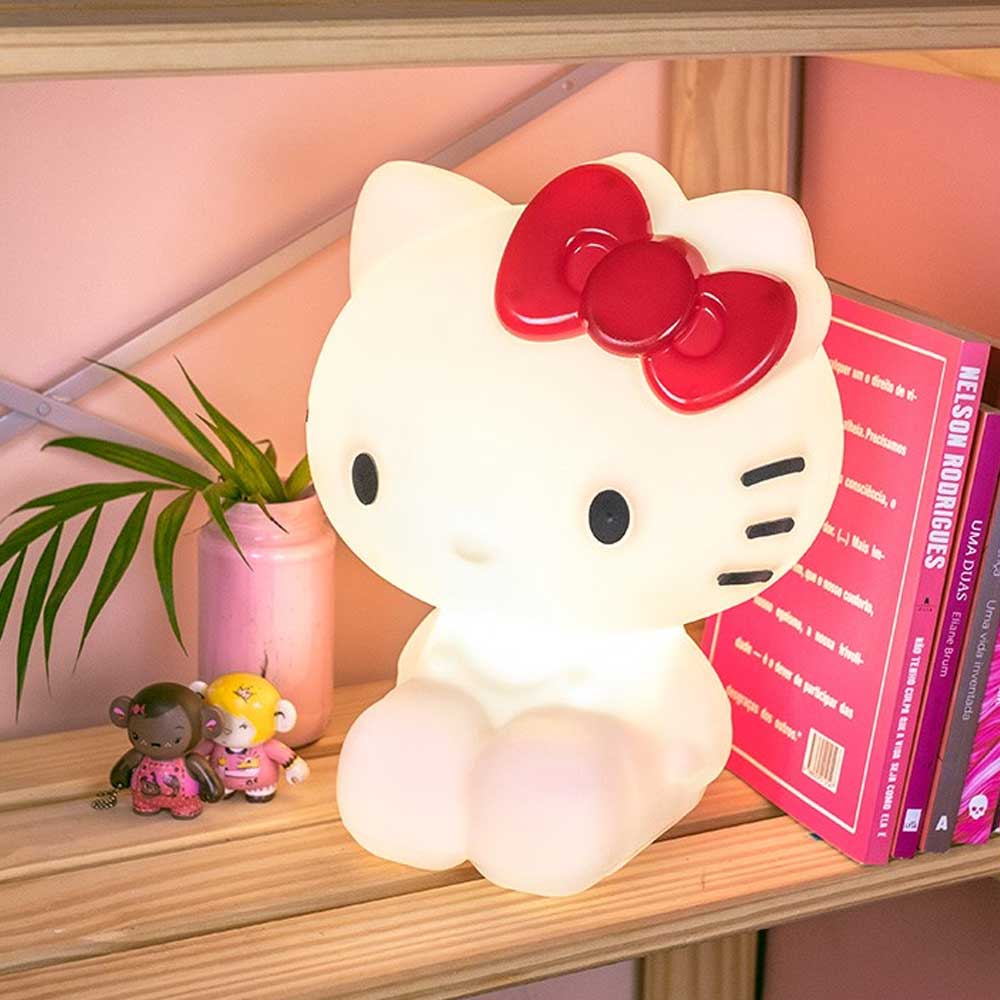 Luminária de Mesa Hello Kitty p/ 1 Lâmpada E27 - Usare