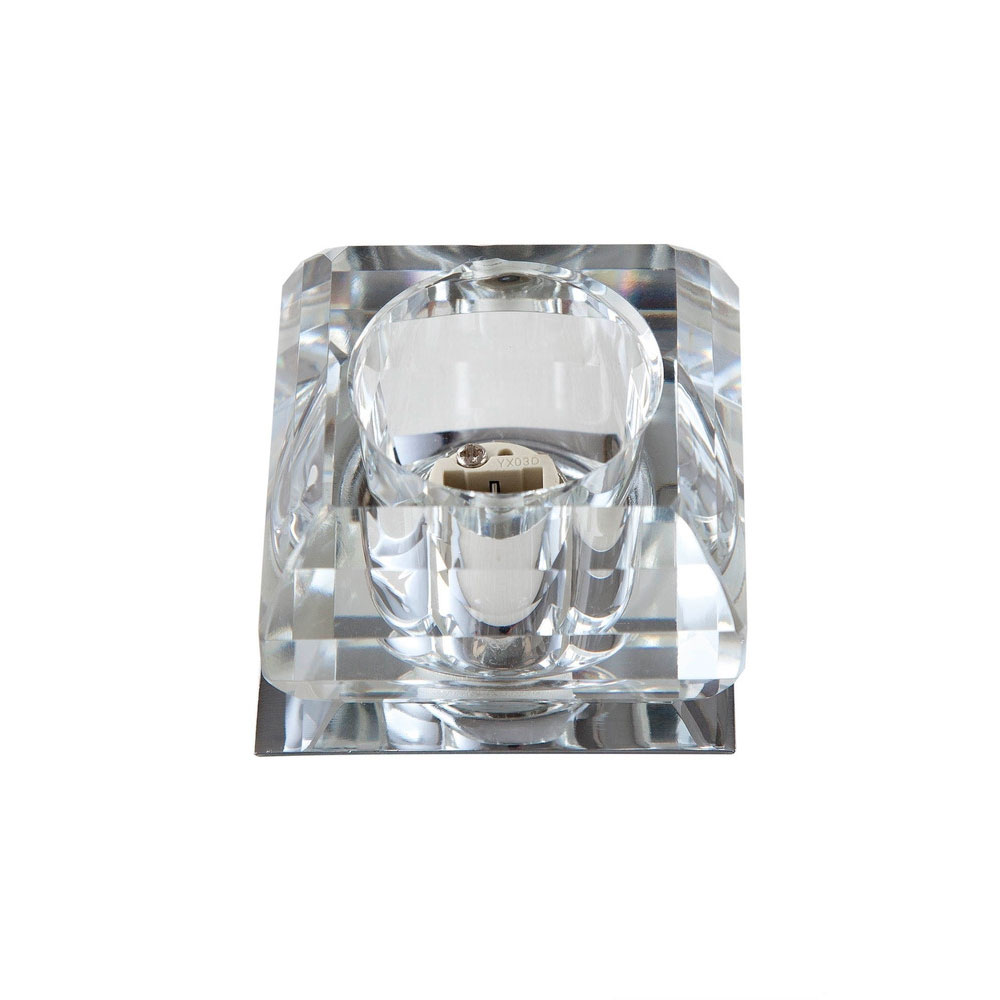 Spot Cristal Quadrado Embutir p/ 1 Lâmpada G9 - Blumenau