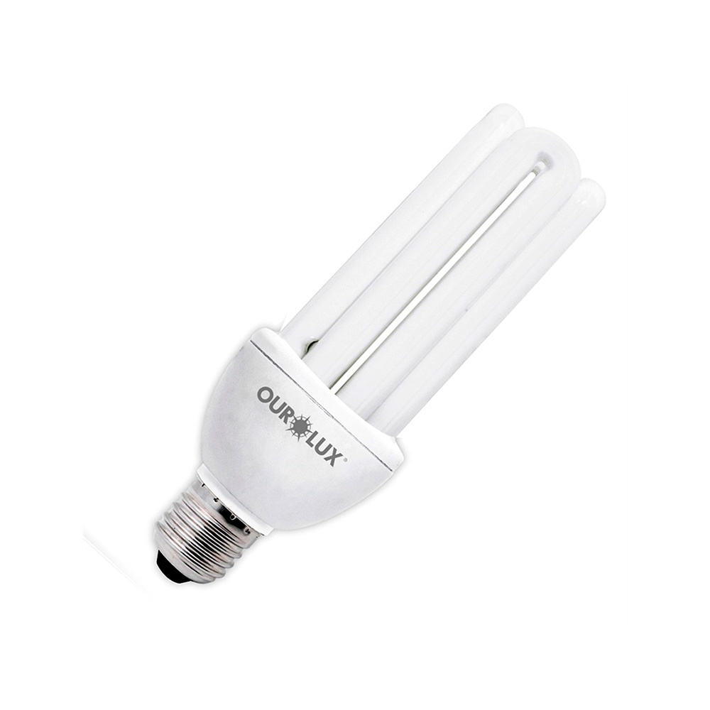 Lâmpada Eletrônica 4U 45W 220V Luz Branca - Ourolux
